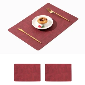 43*30cm Water Proof Tablemat Placemat Coaster Double-sided Square Table Mat Protector Vinyl Craft Mats Nonslip Table Placemat
