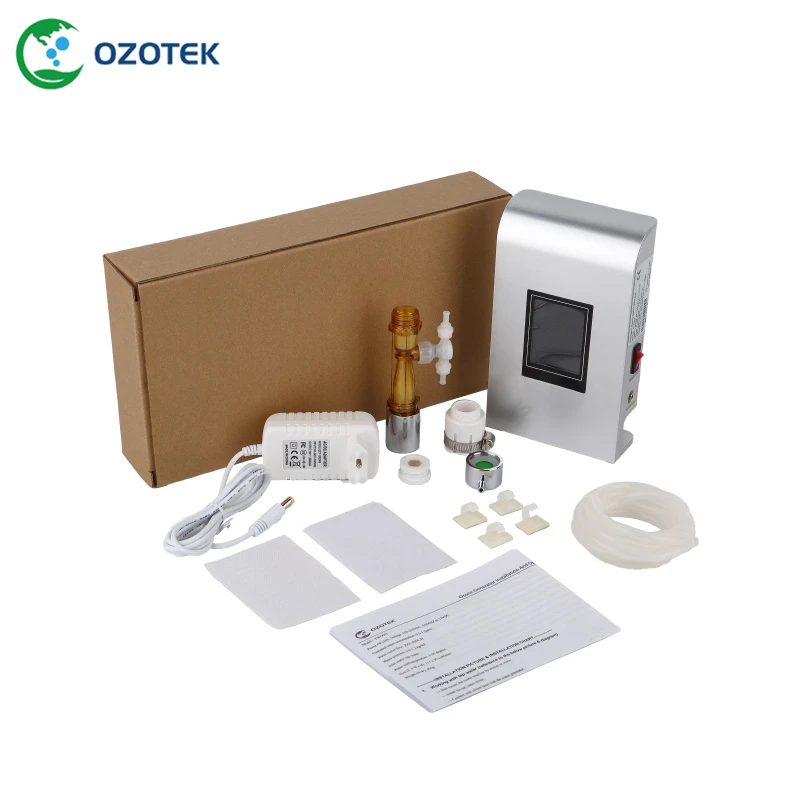 

OZOTEK 12VDC Ozone Water Generator Wash TWO002 0.2-1.0PPM for washing machine/laundry free shipping