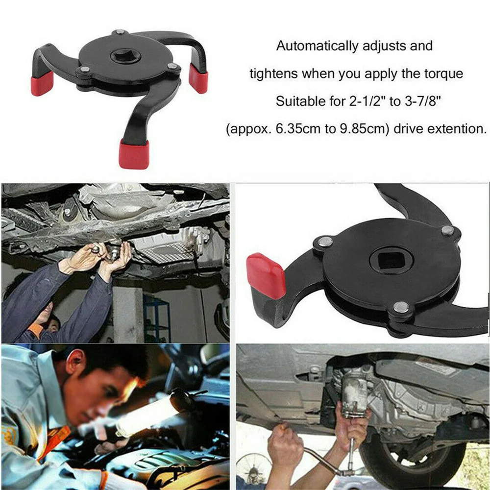 Гаечный ключ для автомобильного масляного фильтра 3 челюсти замена 3/8 дюйма| |