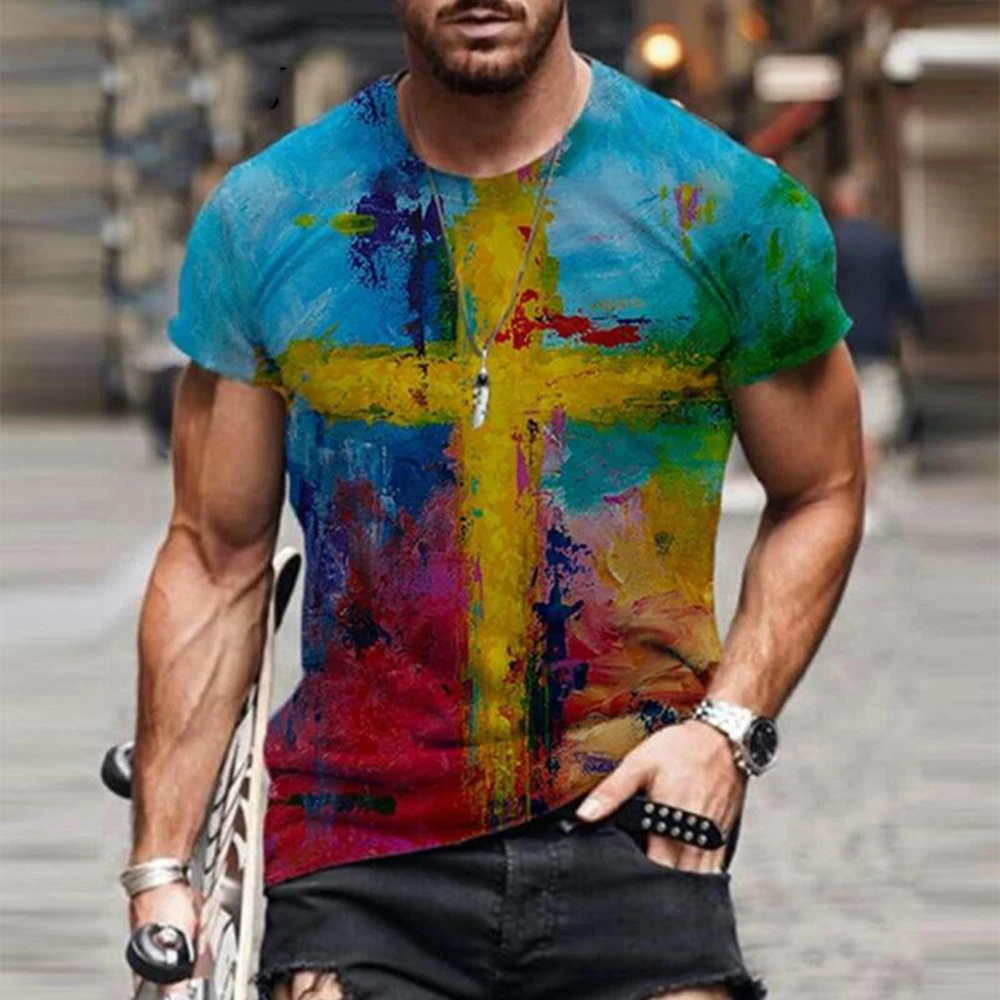 

Summer New For Men And Women Oversized T-Shirt Short Sleeve Pullover 3D Printed Fashion O-Neck Selling T-Shirt