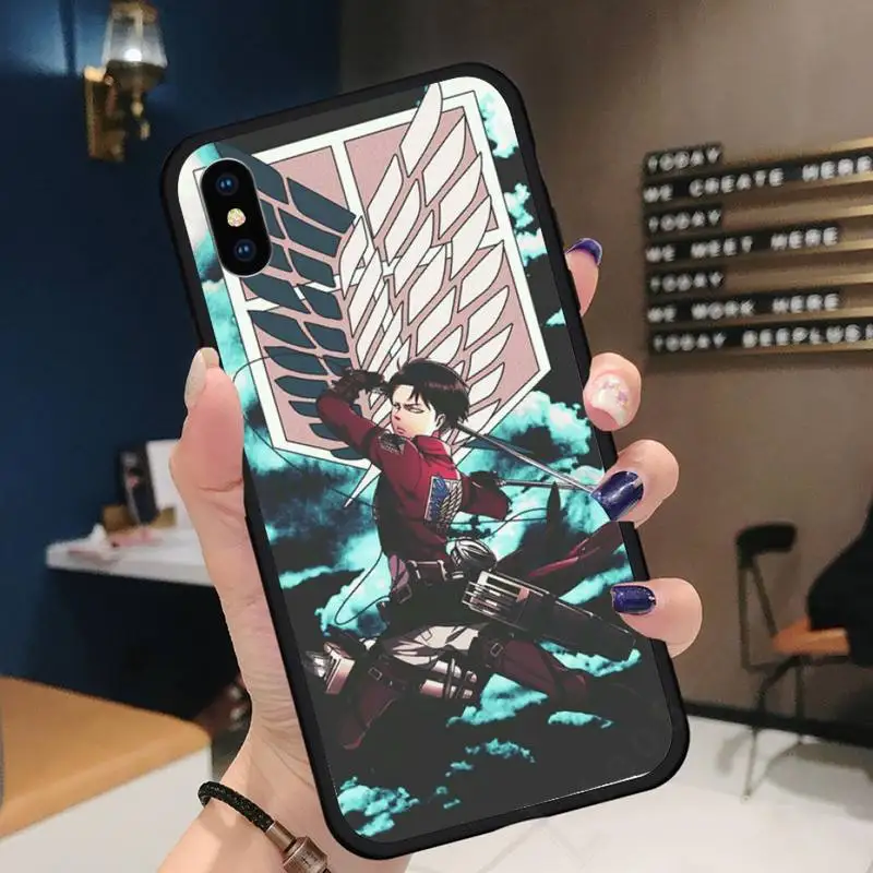 

Attack on Titan Anime Phone Case for iPhone 11 12 mini pro XS MAX 8 7 6 6S Plus X 5S SE 2020 XR