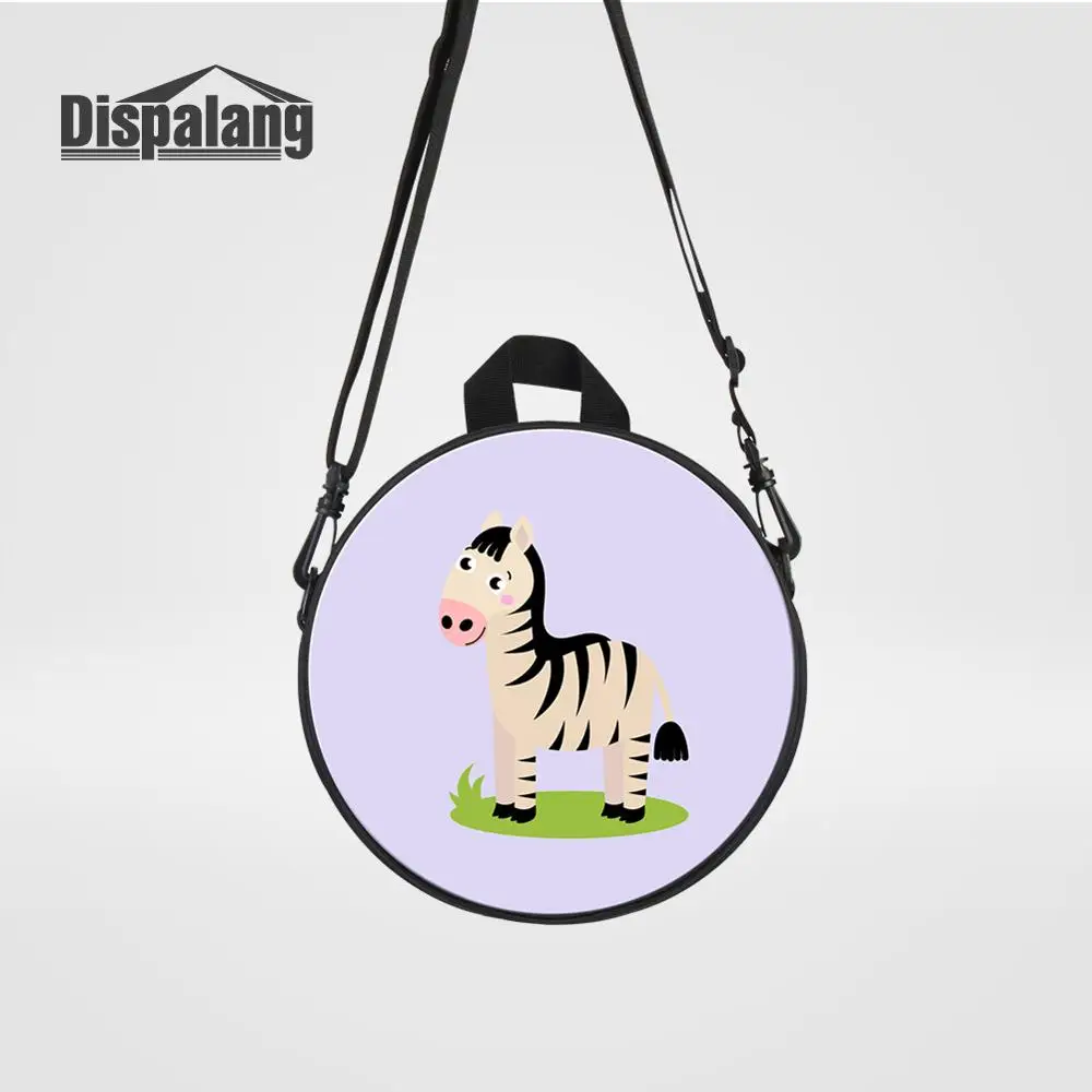 Backpack17 Dispalang новые Мультяшные детские сумки-мессенджеры с принтом лисы для девочек милые животные круглые Rugtas детские мини сумки через плечо - Цвет: Backpack17