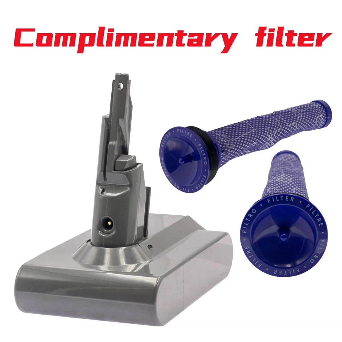 

For Dyson V7 Vacuum Cleaner Rechargeable Battery,21.6V,6,0Ah,6000mAh,Lithium Ion Battery,Fluffy V7,Animal,V7 Pro,Replace L70.