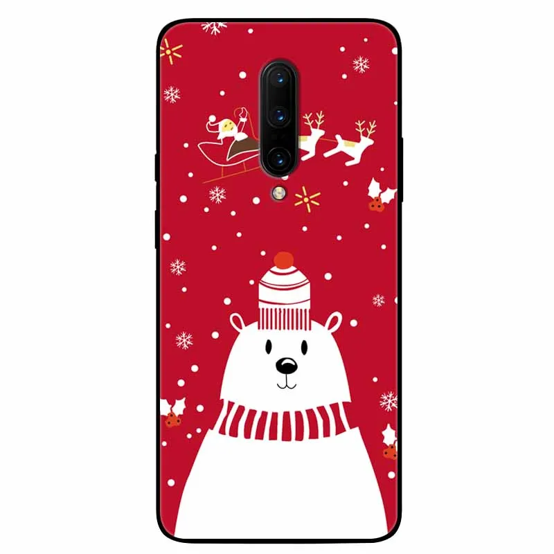 Чехол для Oneplus 7 T Pro Рождественская мягкая фотография One plus 8 9 чехол s 1 + 7Pro 7tpro 9Pro