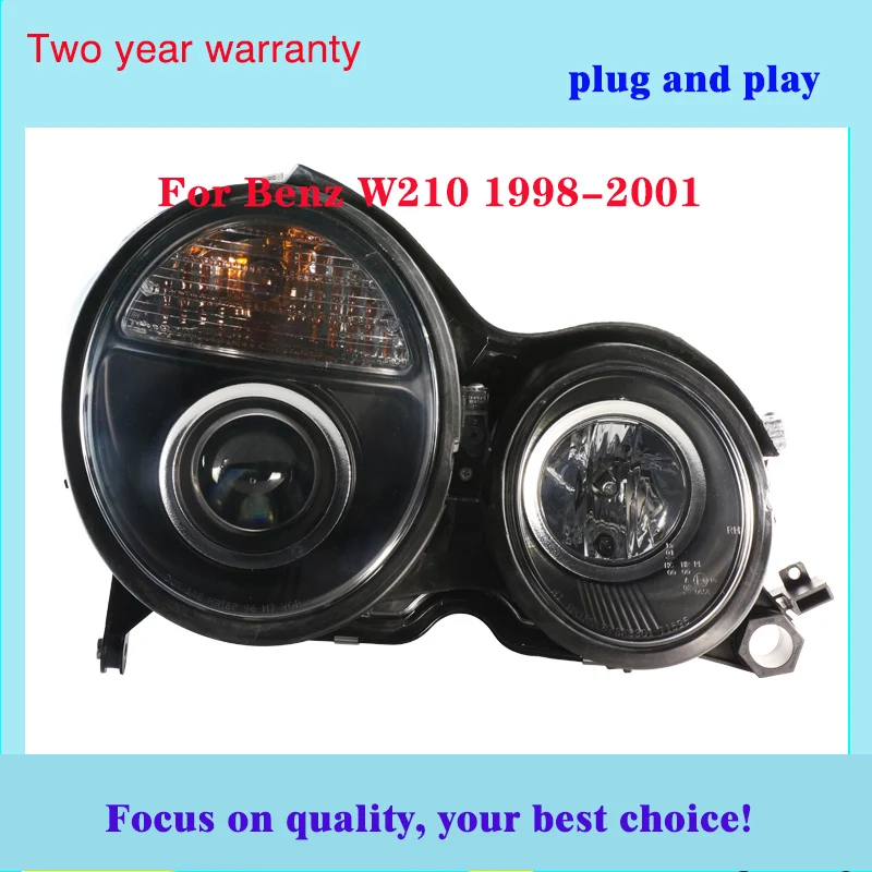 Car stying For Benz 1998-2001 W210 E200 E240 E320 E430 LED Angel Eyes DRL Daytime Head Lights Front Lamp | Автомобили и мотоциклы