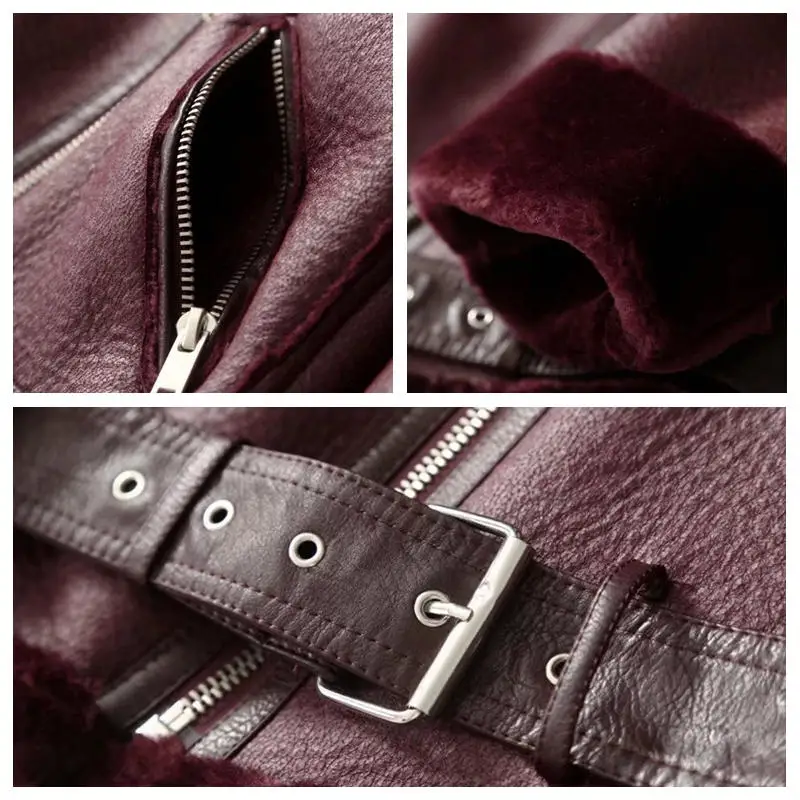 

Autumn Winter Leather Jacket Woman Clothes Mujer Chaqueta Warm Thick Faux Leather Female Fashion PU Leather Womens Coats Q2868