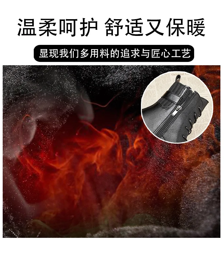 

2021 Winter New British Plus Cashmere Motorcycle Boots Female Wild Student Thickened Short Boots Female Ins Warm Boots