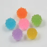 15mm mix color resin candy cabochons sweet flatback resin embellishment soft sweet cabochons