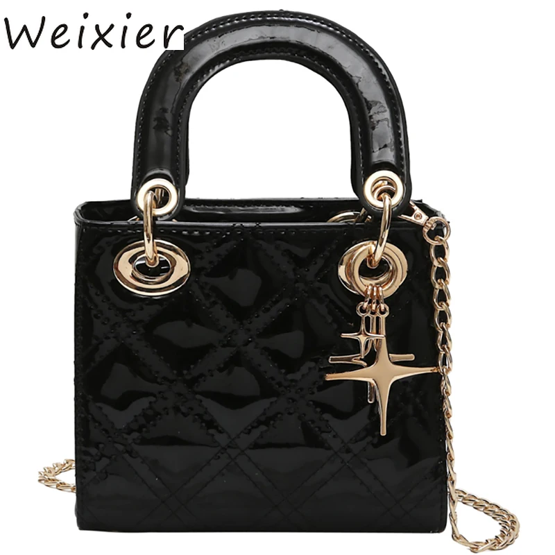 Женская сумка мессенджер WEIXIER через плечо из искусственной кожи в ретро стиле с