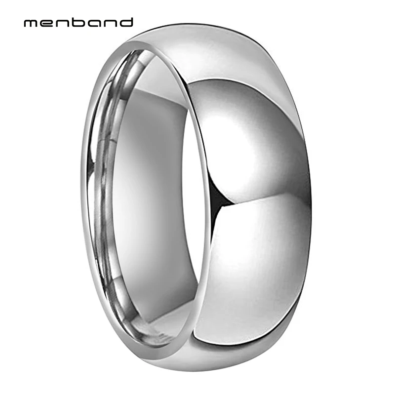 

Dome Wedding Band Forever Ring For Men And Women Tungsten Ring With High Polished 6MM 8MM Comfort Fit