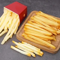 artificial chips french fries model food photography props room decor festive party decoration supplies child toy