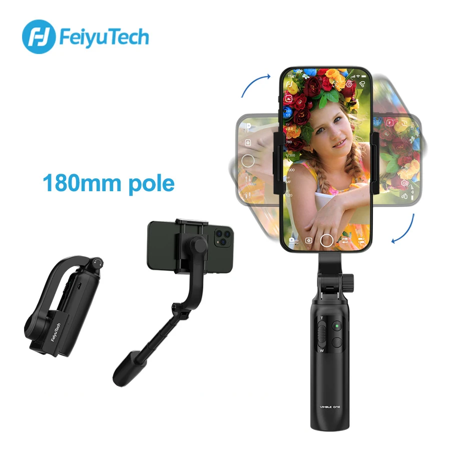 

FeiyuTech Vimble One Handheld Foldable Gimbal Smartphone Stabilizer Selfie Stick Stabilizer for iPhone Huawei Xiaomi Samsung