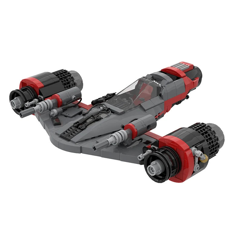 

MOC Space Wars Spaceship Building Blocks Mynock 3 Universe Airship Bricks High-Tech Model Gunship Toys For Children Xmas Gifts