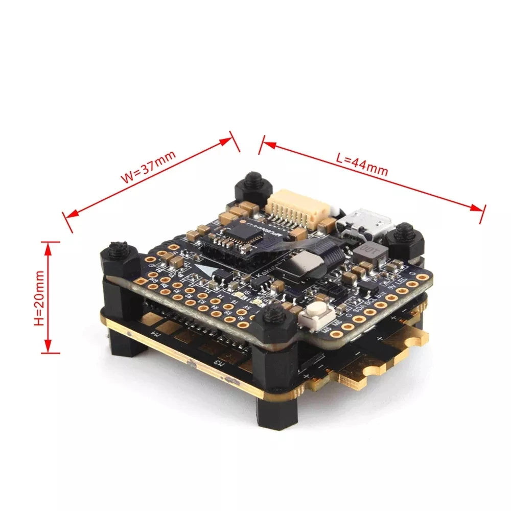 Holybro Kakute F7 V1.5 Контроллер полета+ Tekko32 F3 40A 4 в 1 Blheli 32 3-6S бесщеточный ESC для радиоуправляемого дрона