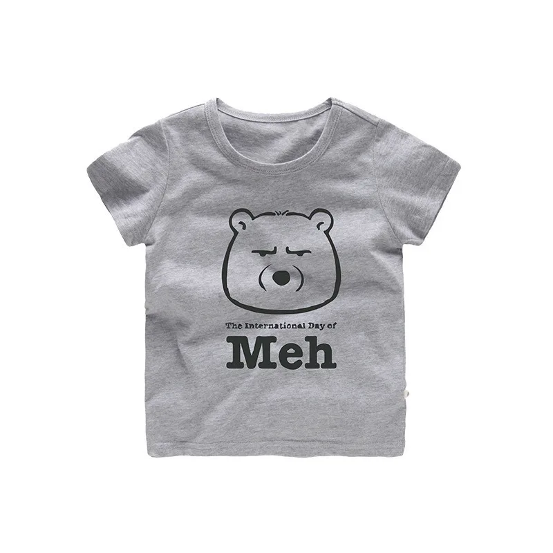 2020 г. Детская футболка для маленьких мальчиков и девочек новые летние футболки с