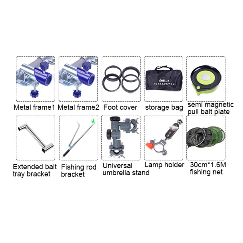 Регулируемое рыболовное кресло складной портативный Расширенный стул из