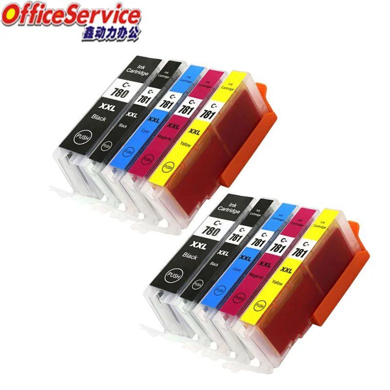 

PGI-780 CLI-781 PGI780 780XL Compatible ink Cartridge For Canon PIXMA TS707 TR8570 TS8170 TS8270 TS9170 inkjet printer