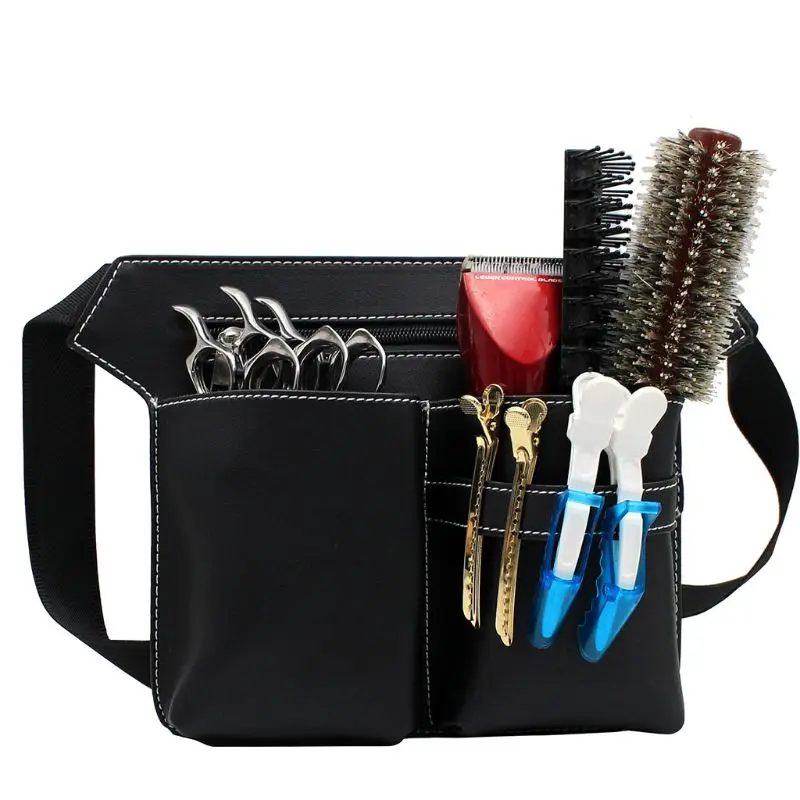 

Professional Barber Scissors Bag Waist Pack Pouch Hairdressing Hair Salon Tool M2EB