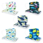 50 шт. в коробке, детская мультяшная одноразовая маска, 3-слойная детская маска с фильтром для гигиены, утолщенная маска для лица и рта, с петлями для ушей, быстрая доставка