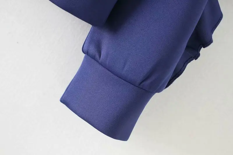 

Ruffles Space Cotton Hoodie Sweatshirt Women Loose Patchwork Casual Pullovers Autumn Winter Tops