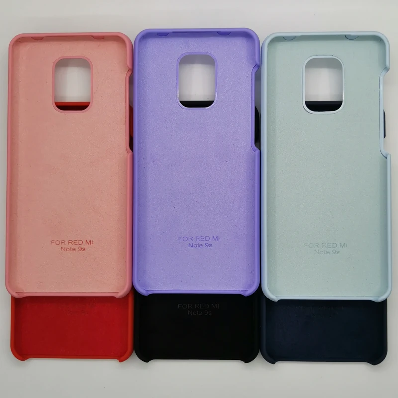 Силиконовый чехол для Xiaomi Mi Note 10 Lite Redmi 9 Pro Max шелковистый с покрытием Soft-Touch