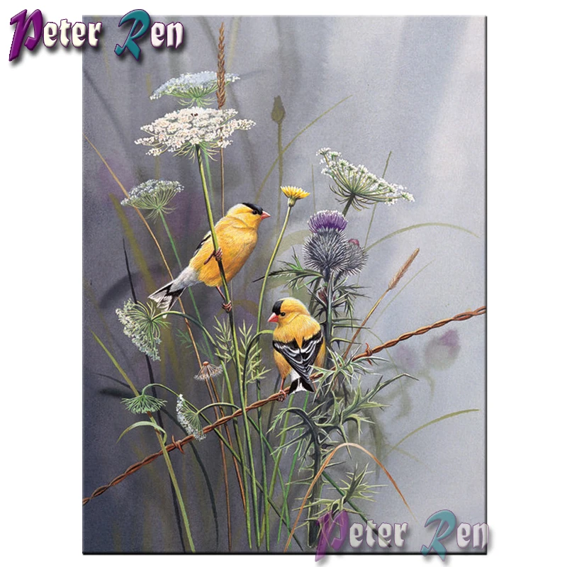 

5d Diamond Painting Birds and flowers DIY full Square\Round Rhinestone Diamond Embroidery Mosaic picture art home decoration