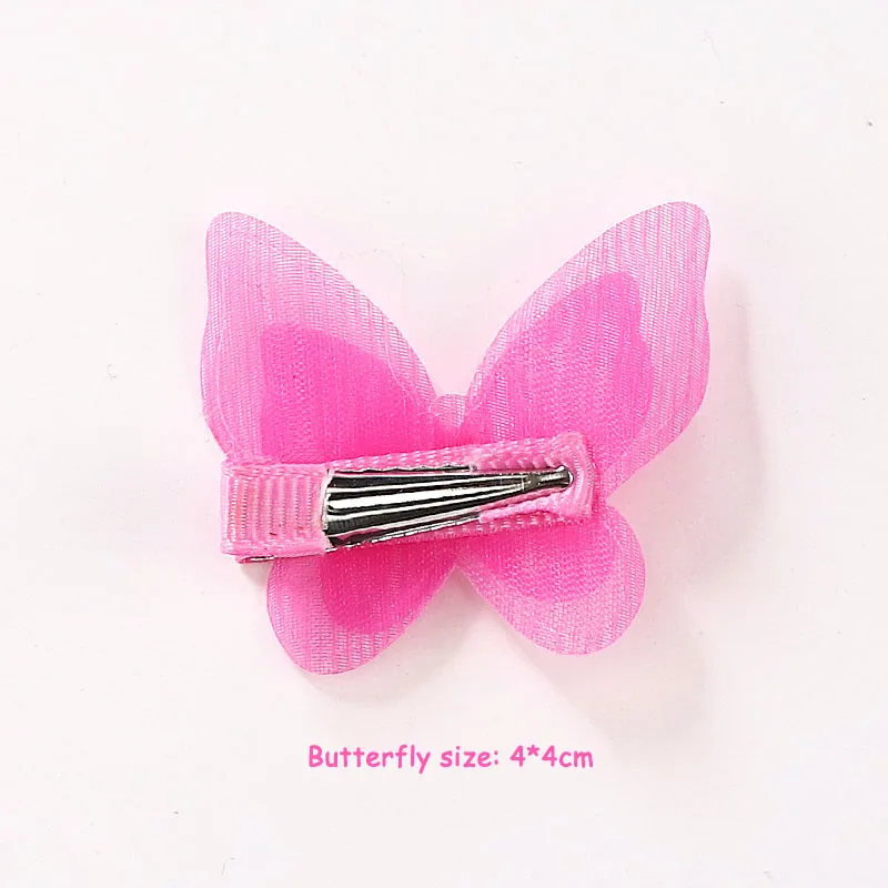 JINJIAN девушки красочный сон Бабочка Мультфильм шпилька Дети Мода заколки для