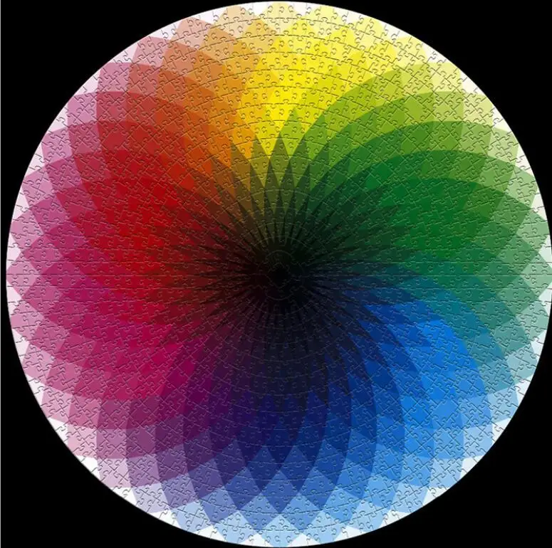 Пазл s 1000 штук радуга круглый головоломка Луна земля головоломки для взрослых и