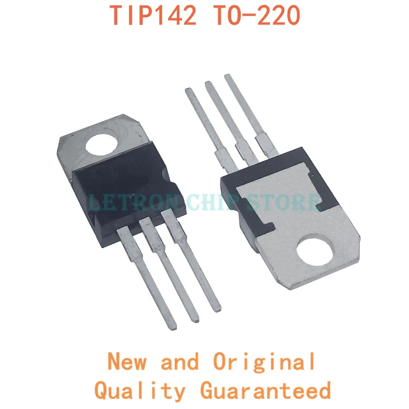 10 шт. TIP142 TO 220 TO220 Darlington транзисторы PNP Epitaxial Darl новый оригинальный|Транзисторы| |