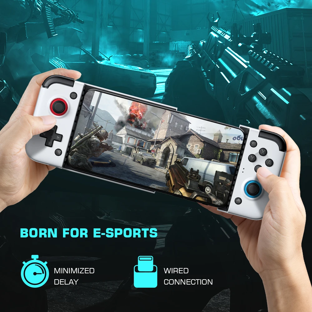 GameSir X2 New Version Type-C Lightning Gamepad Pubg Mobile Controller Telescopic No Delay Cloud Game for Android iPhone iOS | Электроника