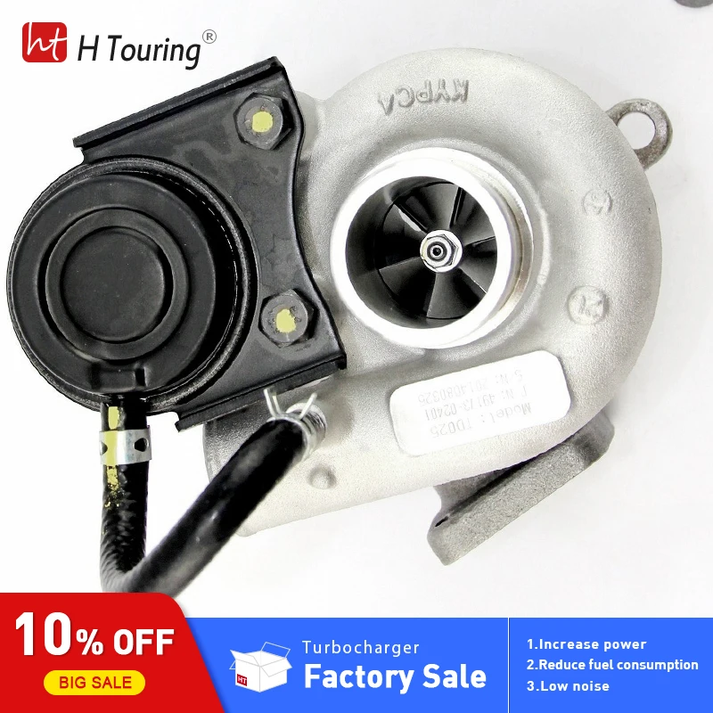td025m turbo Turbocharger for Hyundai Elantra Santa Fe 2.0CRDi D4EA 28231-27000 49173-02410 49173-02401 49173-02412 2823127000 | Автомобили