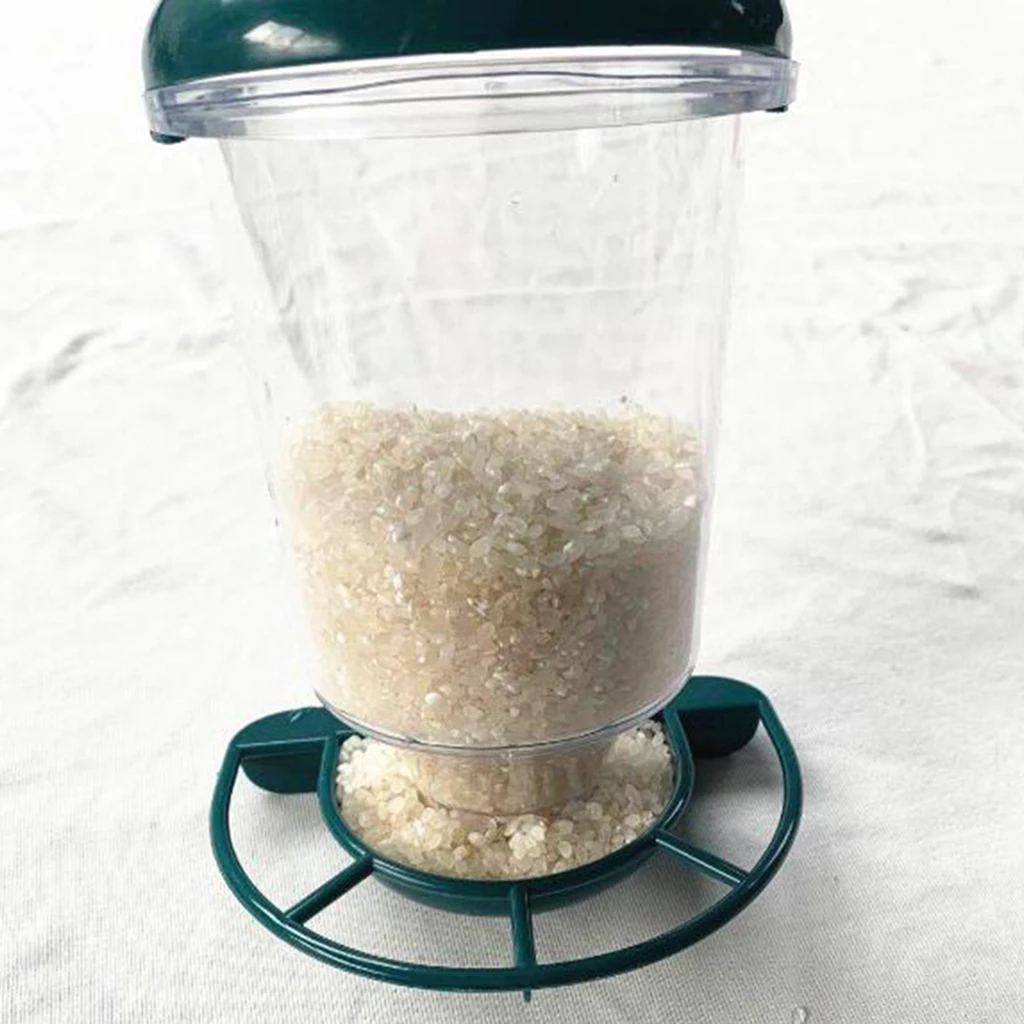 Прозрачная уличная зеркальная подвесная кормушка для диких птиц автоматический