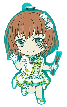 Bang Dream! Здравствуйте, счастливый мир! Пастельные* палитры Аниме игры Hikawa Hina Tsurumaki Kokoro Aya Seta Kaoru Maya резиновый брелок - Цвет: 06 Maya
