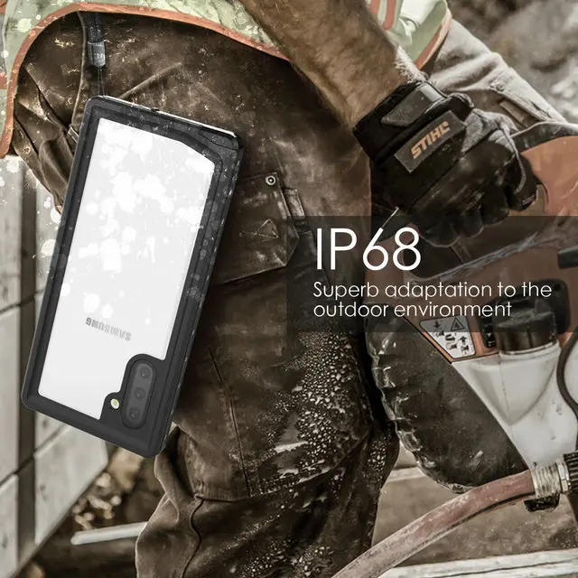 IP68 Note10+ Водонепроницаемый чехол для samsung Note 10 чехол samsung Galaxy Note 10 Plus водонепроницаемая крышка 360 Защита Note10 5G