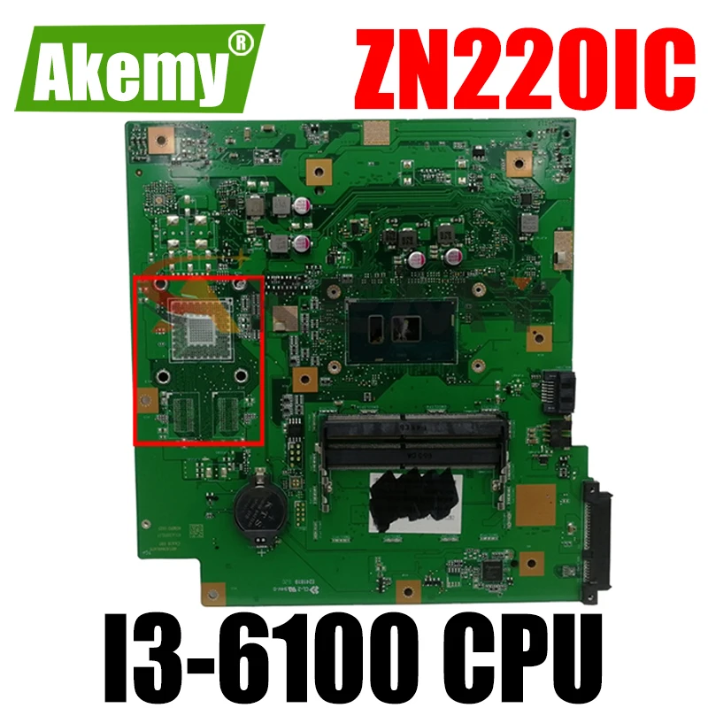 

ZN220IC с I3-6100 Процессор все-в-одном Материнская плата ASUS ZN220IC рабочего Материнская плата 90PT01N0-R03000 100% тестирование Бесплатная доставка
