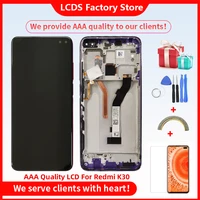 10 touch aaa quality lcd for xiaomi redmi k30 lcd with frame display screen for poco f2 redmi k30 lcd screen display 24001800