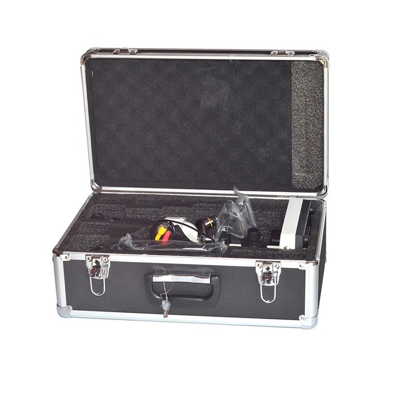 

10inch HD cell biological microscope one drop of blood test Instrument red blood optical observation tester Aluminum box