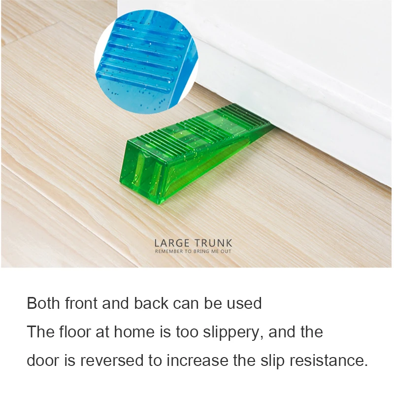 Дверные стопоры болт мягкий клей защита семья детей анти-столкновения двери