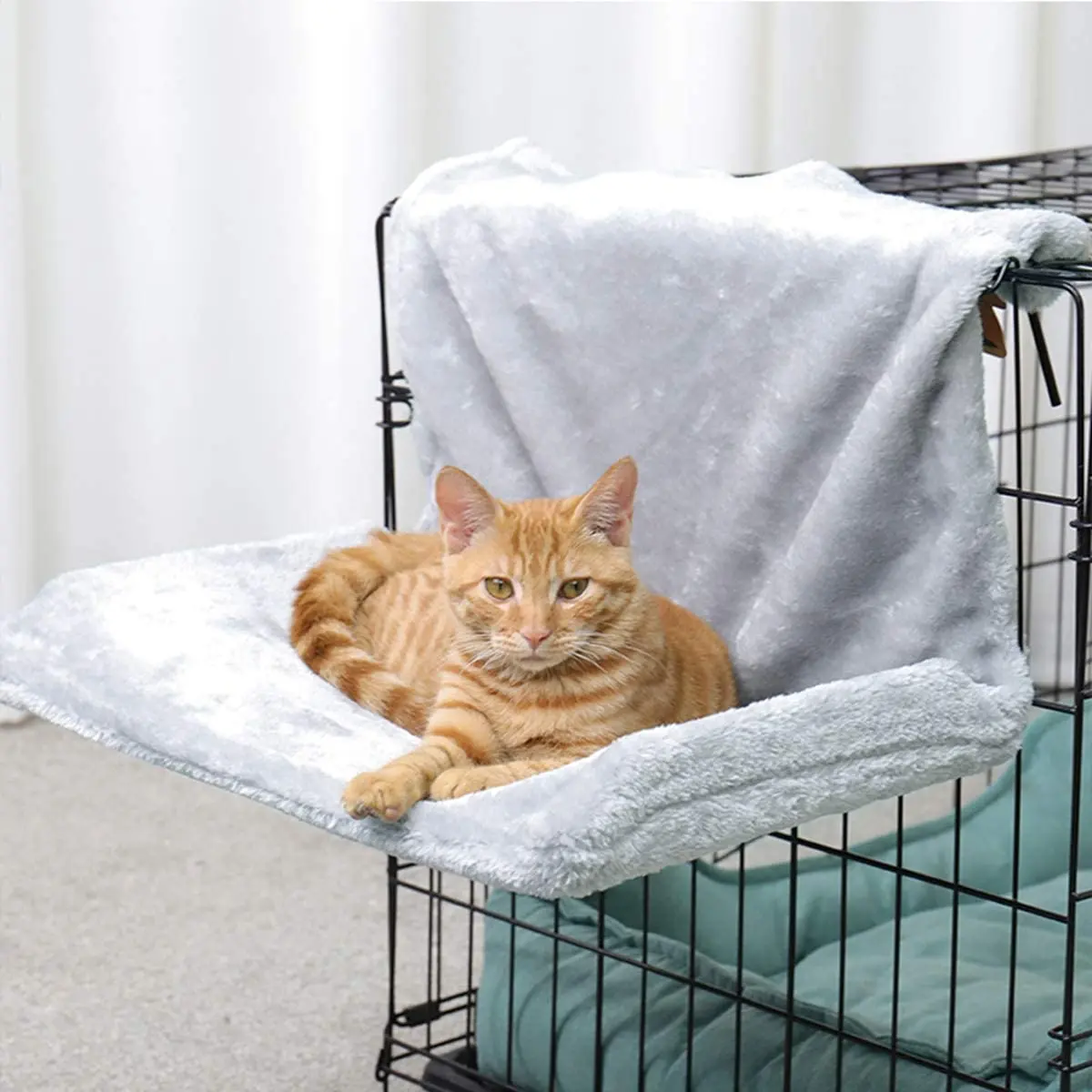 Кота Hammack радиатор подвесная кровать съемный зимние теплые корзина из овечьей
