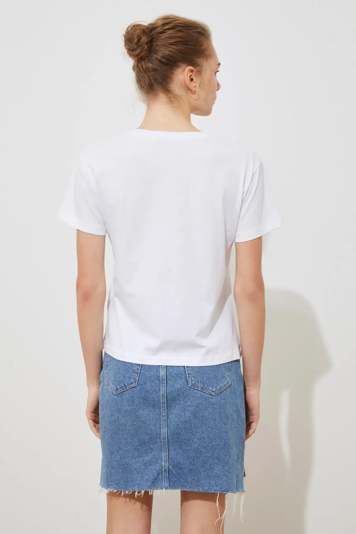 Белая футболка с принтом|Футболки| |