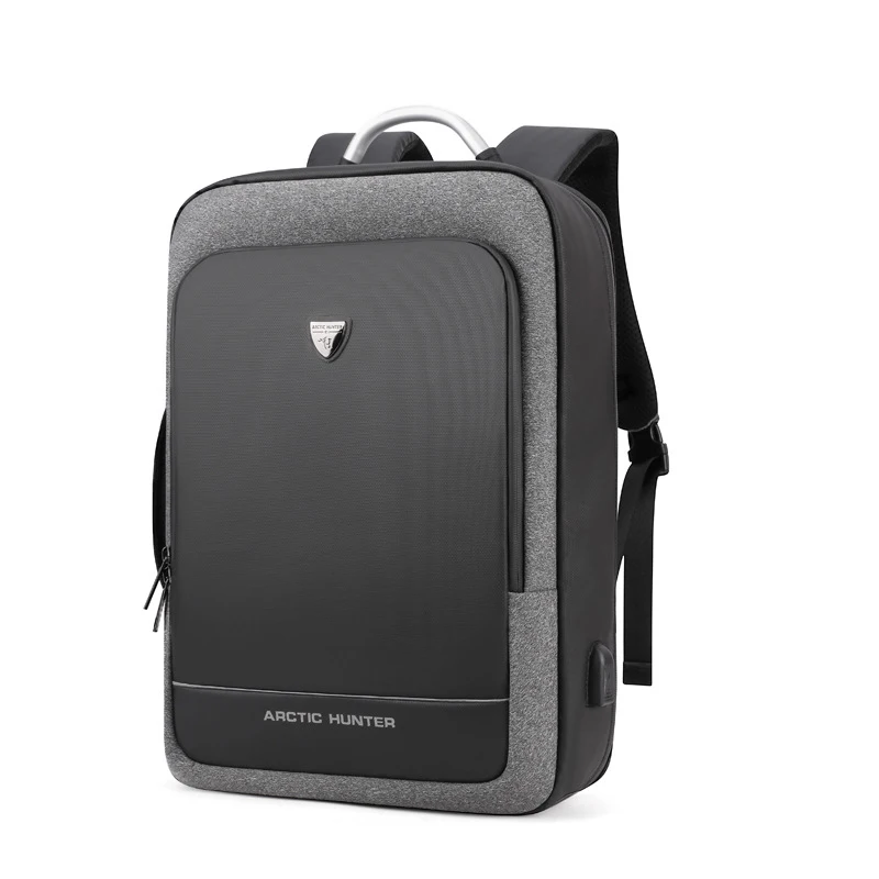 Gray Small 40L большой емкости мужские s расширяемые рюкзаки usb зарядка Мужские 17 дюймов сумки для ноутбука Водонепроницаемый Бизнес Путешествия Mochila для мужчин - Цвет: Gray Small