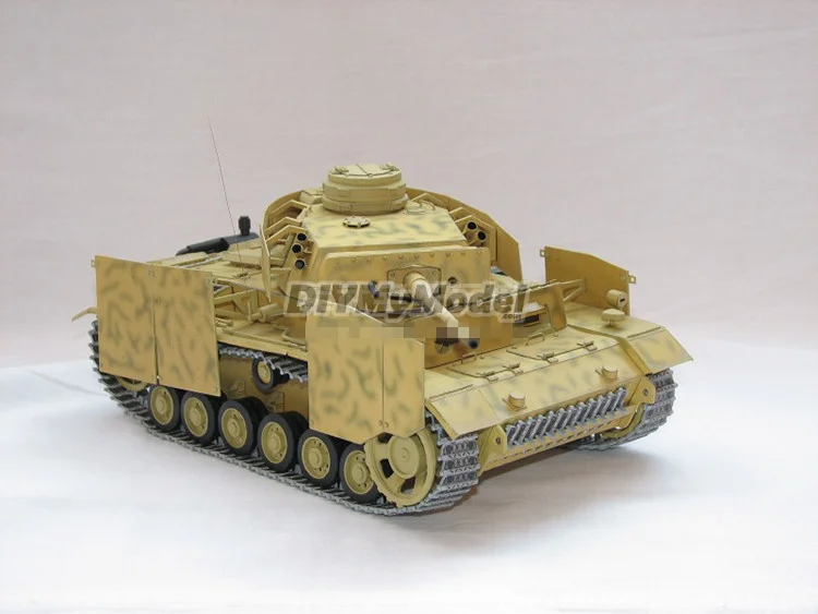 DIYMyModel1:25 Scale WWII PzKpfw III Ausf.M Medium Tank DIY Handcraft PAPER MODEL KIT Puzzles hechos a mano Toy DIY-1