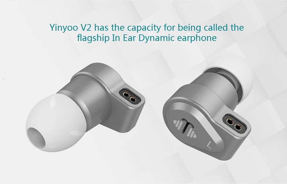 EE AudioYinyoo V2 версия 3(финальная настройка) High End США импорт двойной диафрагмы 1DD Динамический драйвер в ухо наушники HIFI наушники