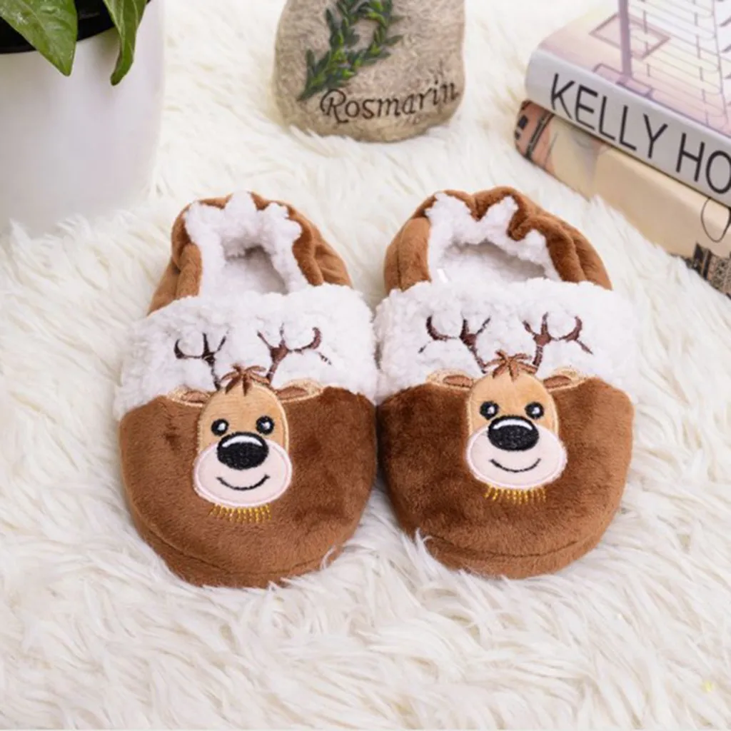 

SAGACE Winter Baby Warm Shoes For Merry Christmas Casual Cotton Shoes Infant Kids Baby Prewalker Warm Shoes For Girls Boys