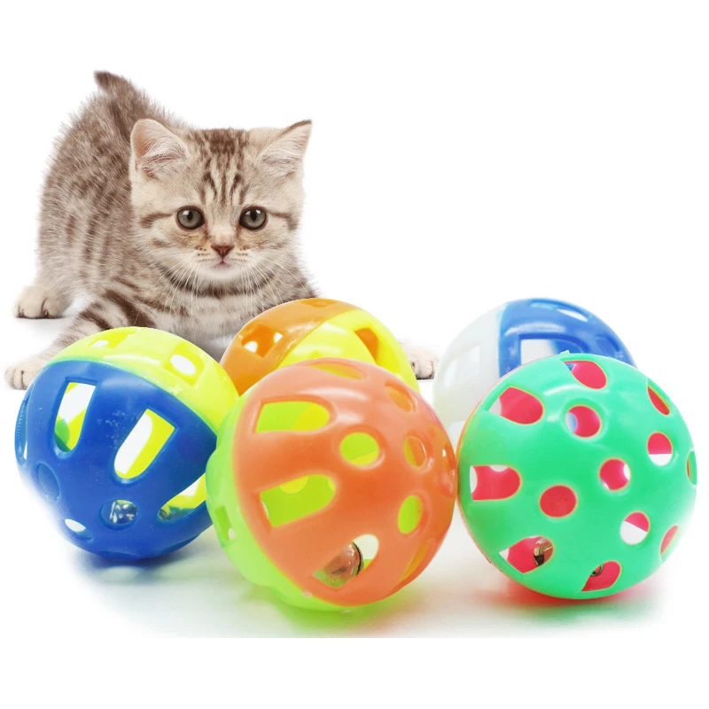 

Plastic pet toy small bell Dang ball cat toy hollow cat ball toy