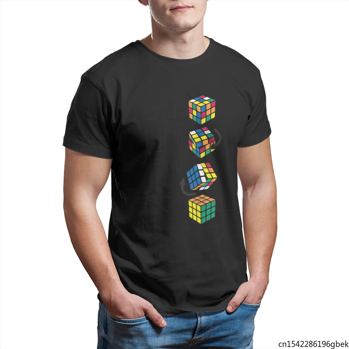 

Solvin' It Rubik's Cube Men's T-Shirt
