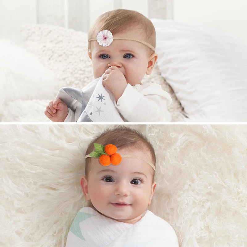 1 PCS Baby Girl headbands Headband Infant Hair Accessories Bowknot Dot Band Flower Newborn Headwear Tiara Headwrap Gift | Детская одежда