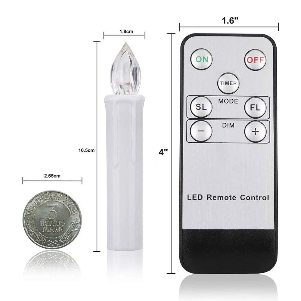 

Flameless LED Candle Light Birthday/Wedding /Christmas dcor Simulation Flame Tea Light Home Wedding Birthday Decoration