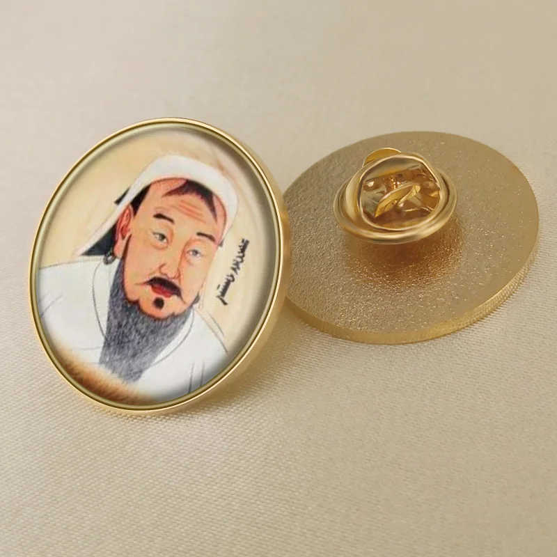 Китайские значки Great Man Sun Yat-sen/Мао Цзэдун/Чжоу Эньлай/Денг Сяопин/Чингисхан/Лу