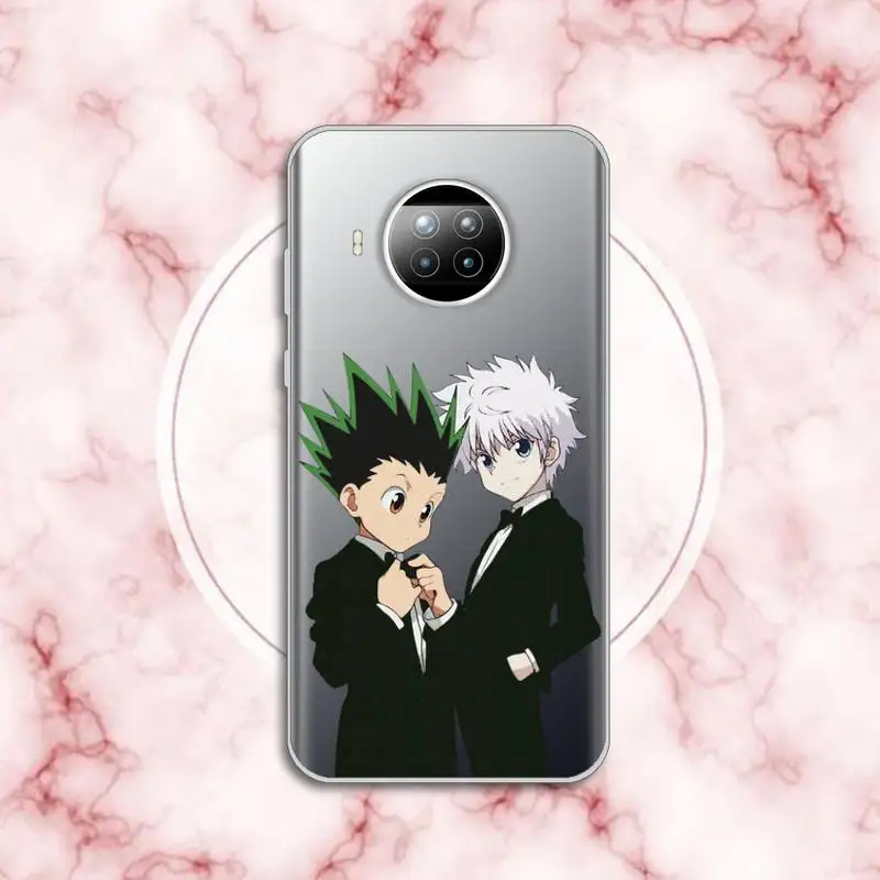 

Hunter x hunter Anime Phone Case Transparent for Xiaomi Redmi note 10 t 8 9 pro lite 11